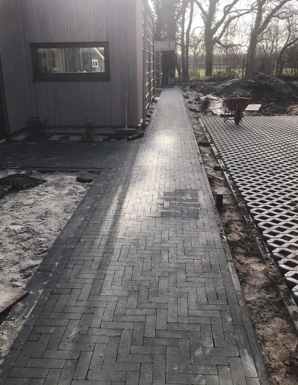 Nieuwbouw bestrating