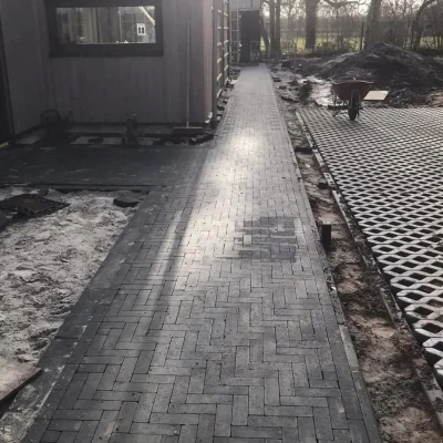 Bestrating nieuwbouw